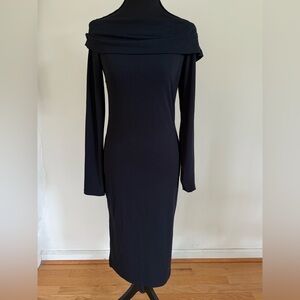 Elegant Black Off-Shoulder Dress